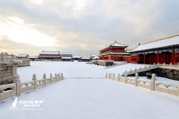 雪景故宫